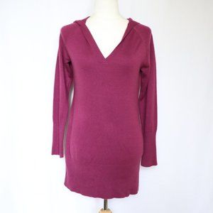 New York Co. Long Hooded Sweater Dress size XS
